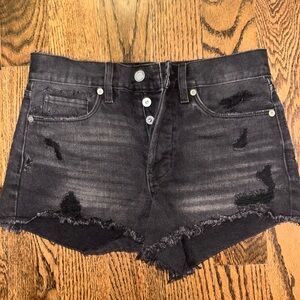 BlankNYC Black Jean Shorts size 25